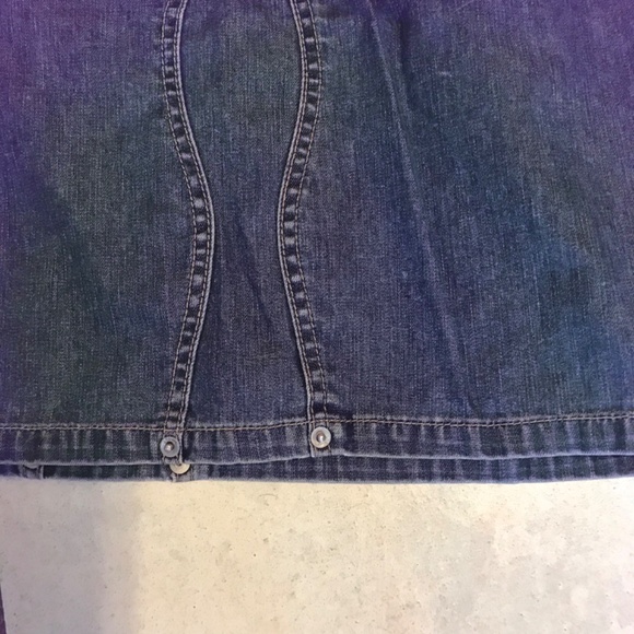 Vintage S.Oliver maxi denim distressed skirt - Picture 8 of 15